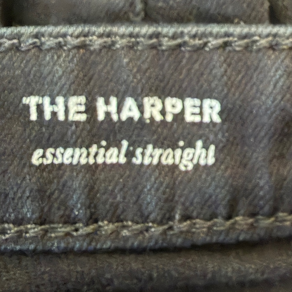 AG Harper Essential Straight Leg Black Jeans - Picture 3 of 5